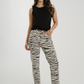 Lynne Mom Jeans In Zebra Print