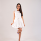 Polly Balloon Skirt In White