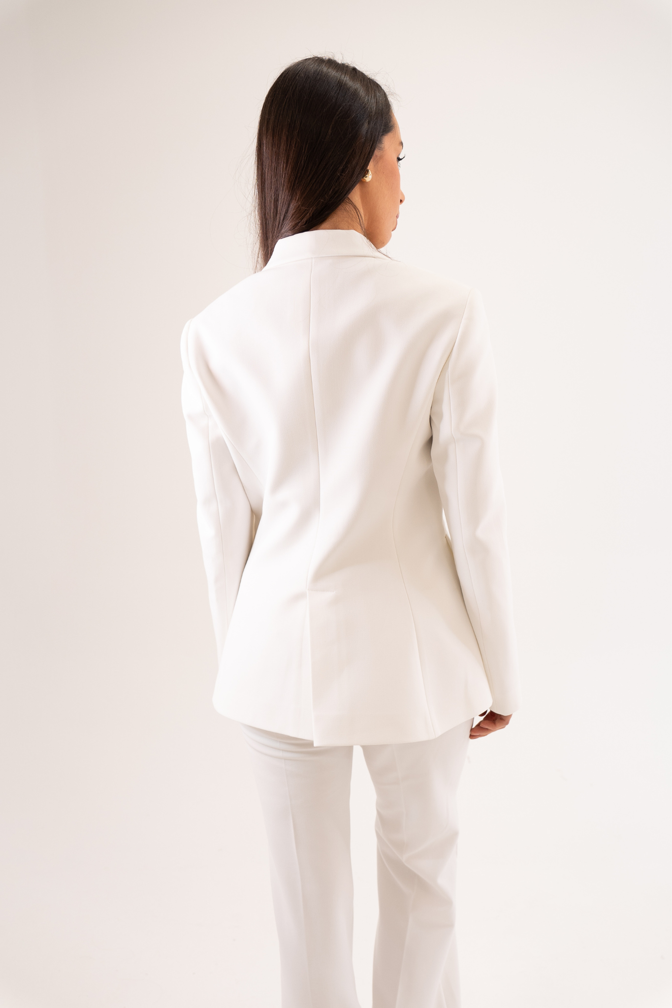 Eva Blazer In White