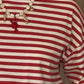 Kendra Stripe T-Shirt In Red & Cream