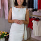 Elsa Sleeveless Dress In Neutral