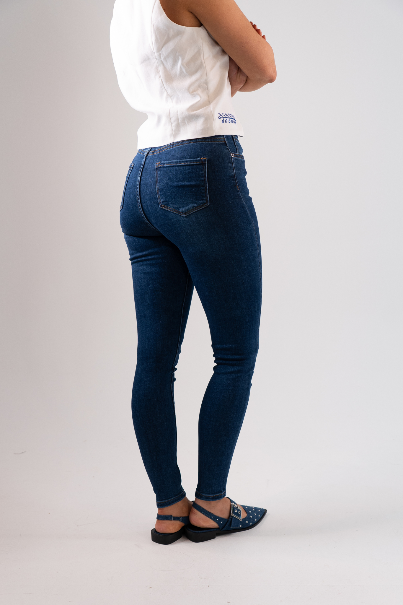 Freya Skinny Jeans In Dark Wash