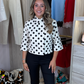 Iris Polka Dot Jacket In Cream