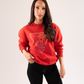 Polly Aloha Sweatshirt In Red