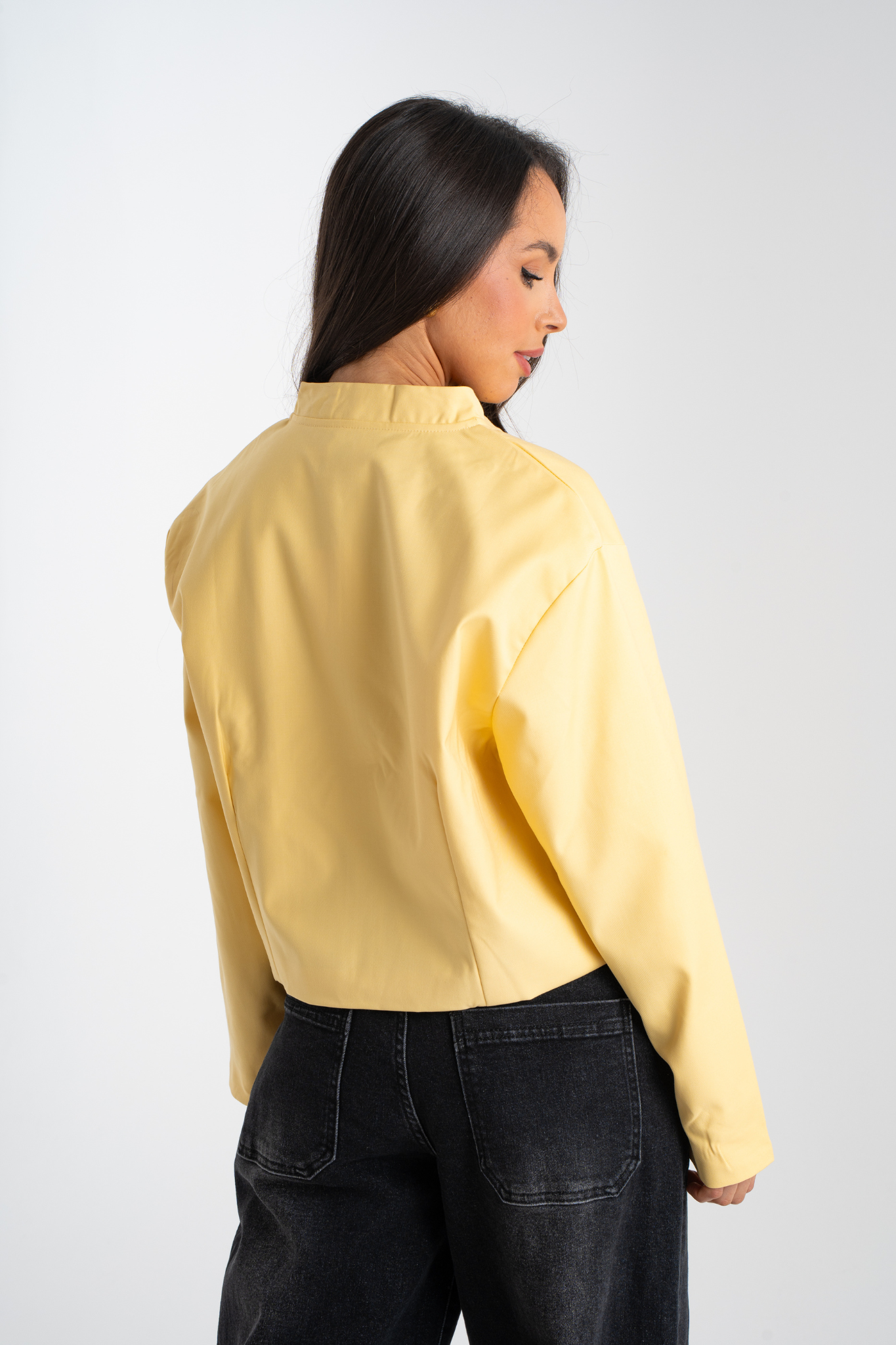 Daisy Zip Jacket In Lemon