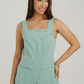 Kayla Asymmetric Waistcoat In Sage