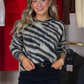 Kendra Animal Print Jumper In Beige