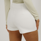 Kate Button Front Skort In White