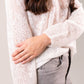 Holly Lace Effect Jumper In White