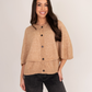 Elsa Cape Style Cardigan In Camel