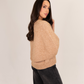 Elsa Cape Style Cardigan In Camel