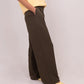 Willow Wide Leg Trousers In Khaki