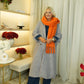 Love Laura Coat In Grey Marl