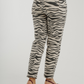 Lynne Mom Jeans In Zebra Print