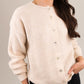 Millie Round Neck Cardigan In Neutral