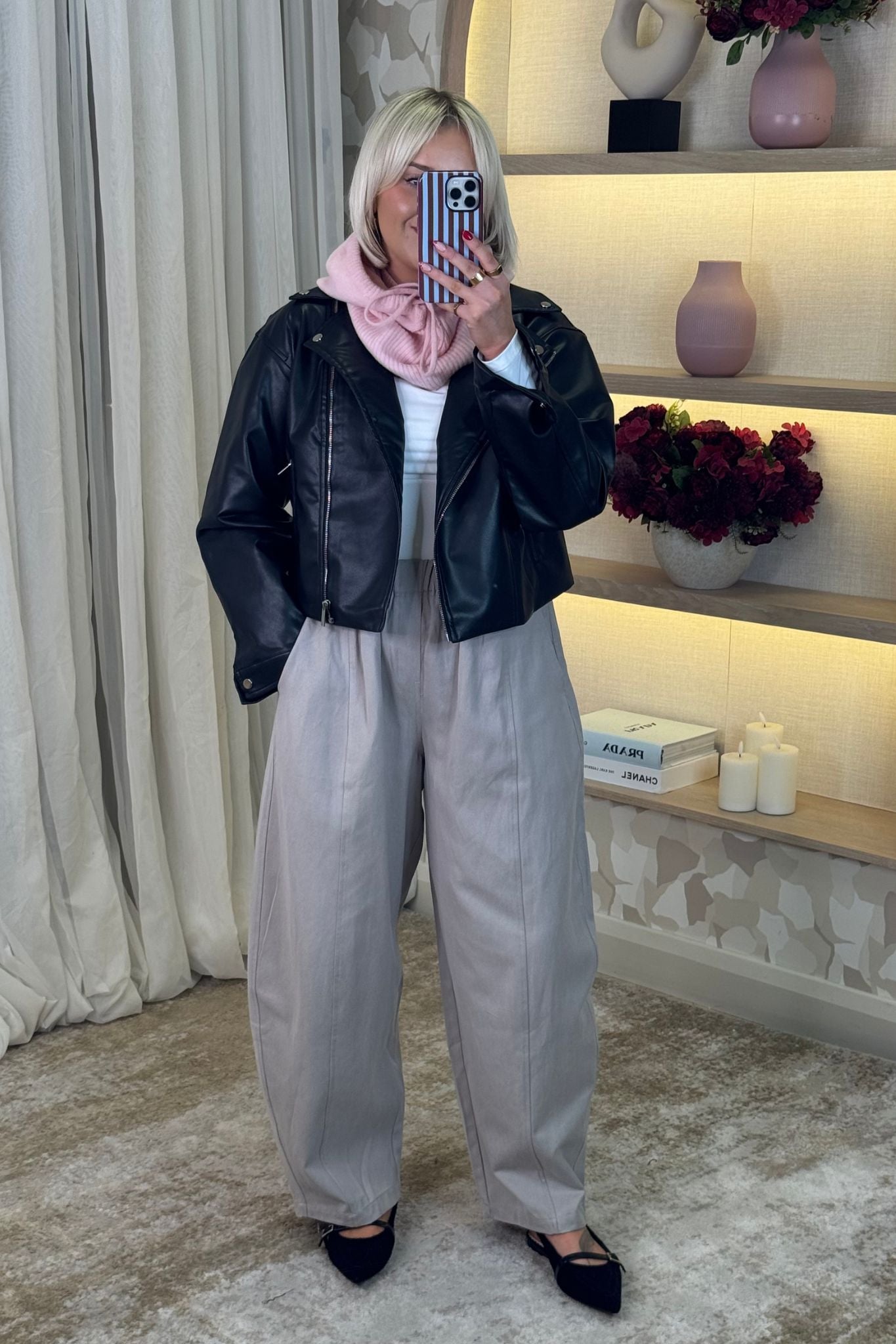 Holly Barrell Trousers In Grey