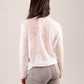 Holly Lace Effect Jumper In White