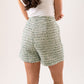 Jasmine Tweed Shorts In Green