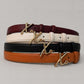Love Laura Belt In Burgundy