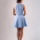Erica Seamed Dress In Light Blue