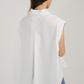 Millie Sleeveless Shirt In White