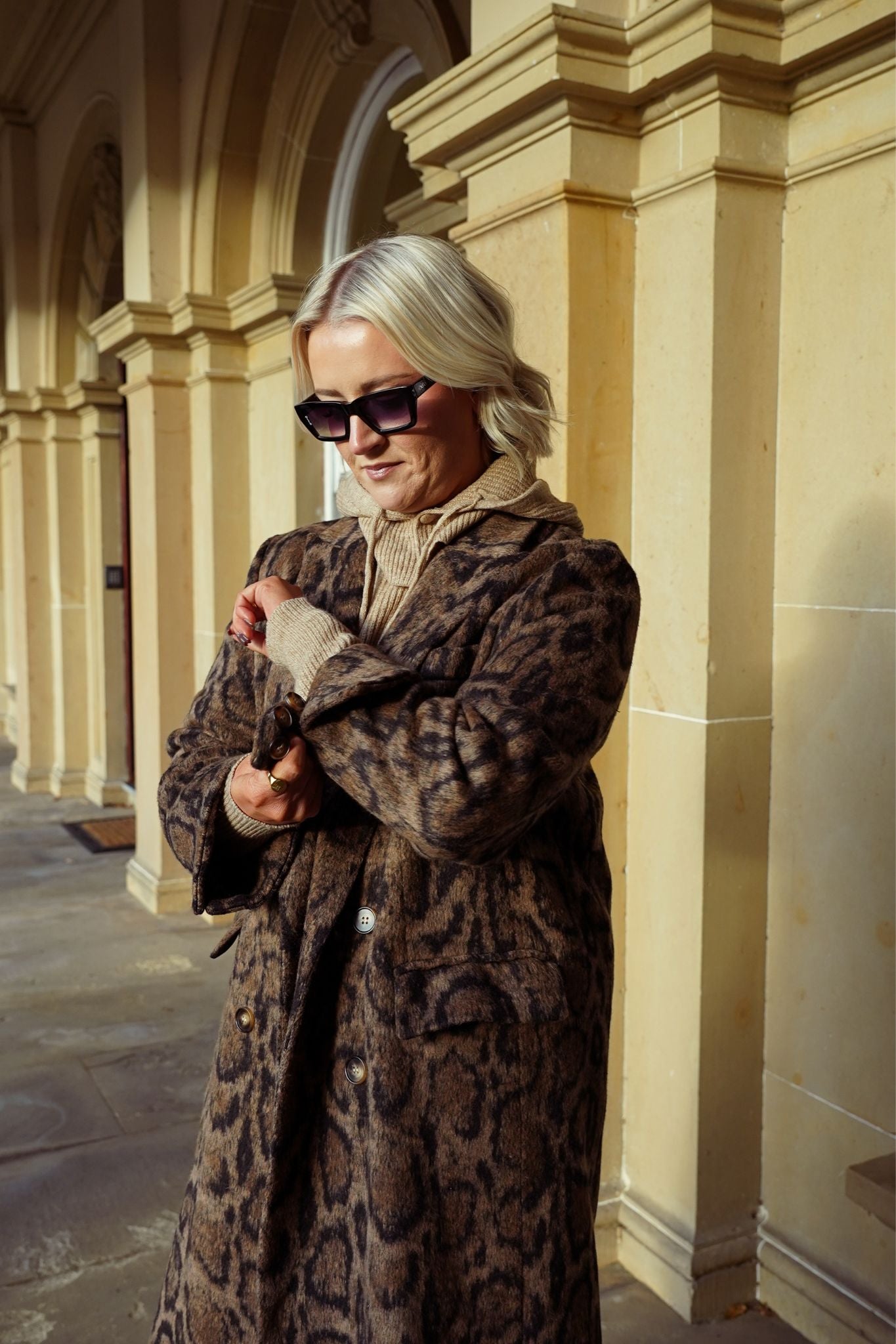 Love Laura Coat In Leopard