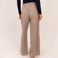 Willow Wide Leg Trousers In Taupe