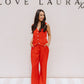 Love Laura Forever Trouser In Red