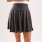 Elsa Pleated Skirt In Grey