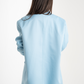 Elsa Oversize Pinstripe Blazer In Blue
