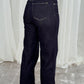 Love Laura Turn Up Jeans In Dark Wash