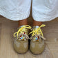 Faith Double Laced Trainers In Beige Mix