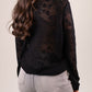 Holly Lace Effect Jumper In Black