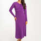Celine A-Line Dress In Purple