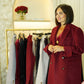 Love Laura Coat In Wine