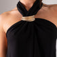 Alana Halter Jumpsuit In Black