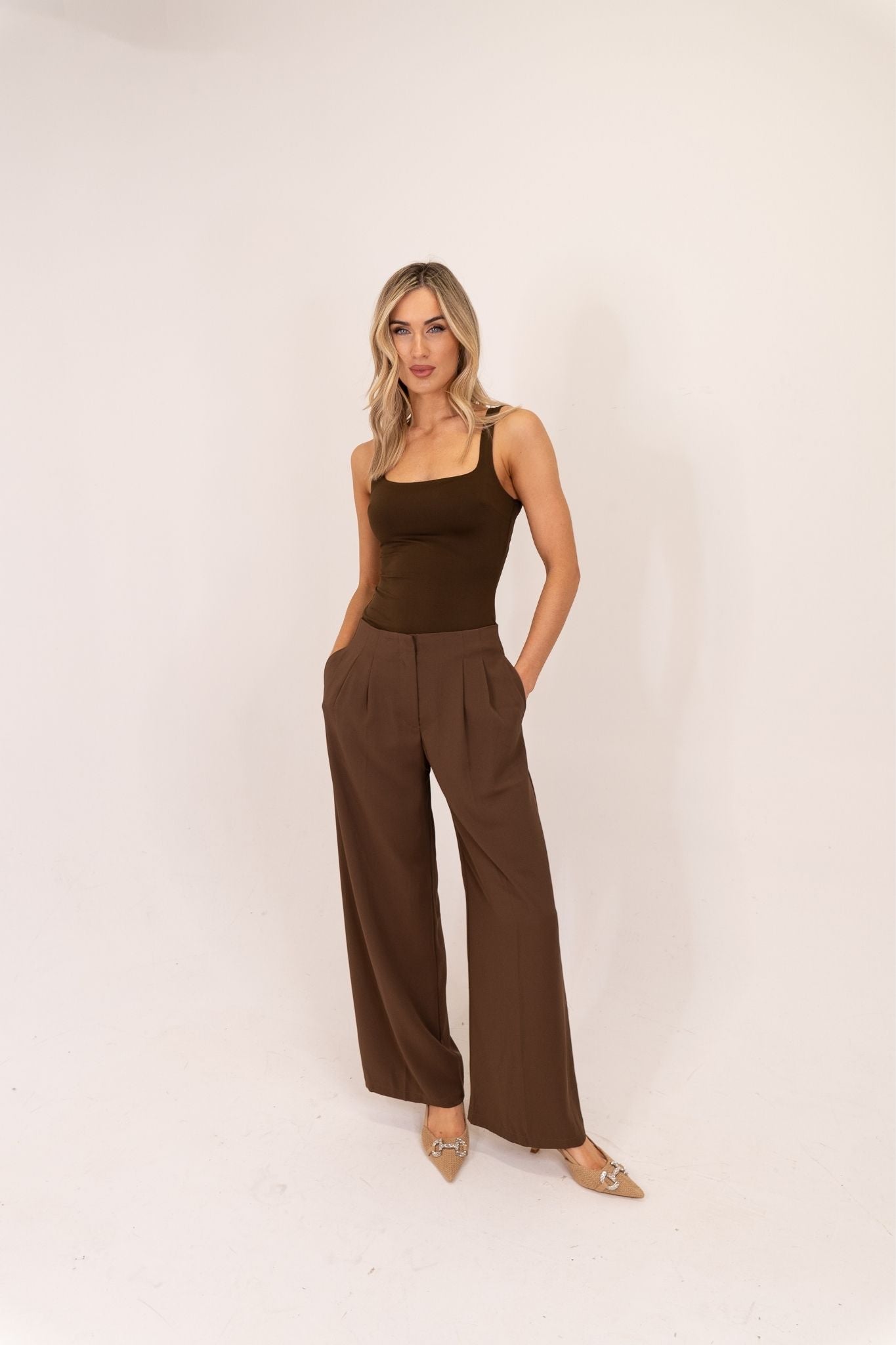 Kate Bodysuit In Chocolate