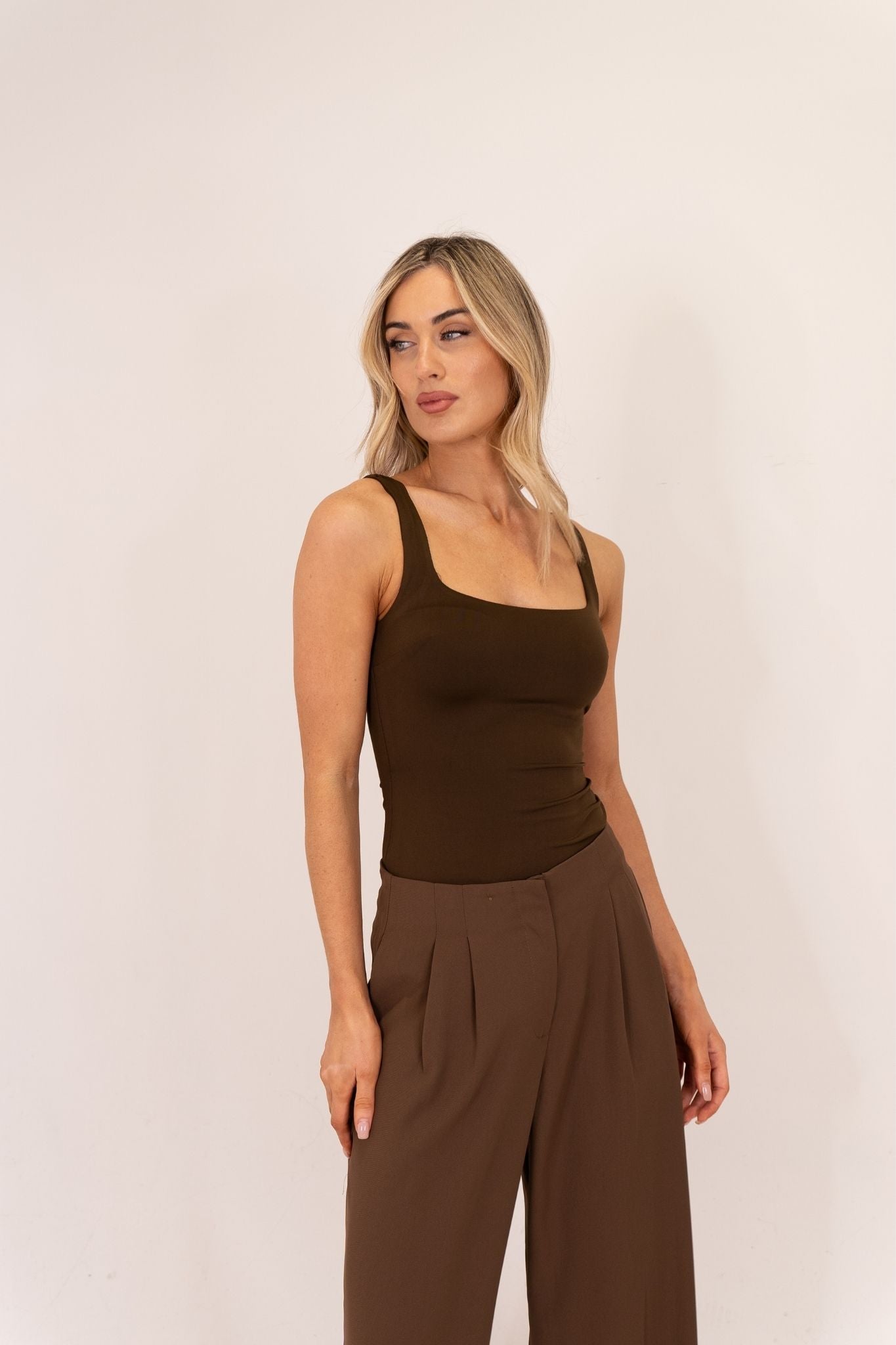 Kate Bodysuit In Chocolate