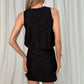 Polly White Embroidered Skirt In Black