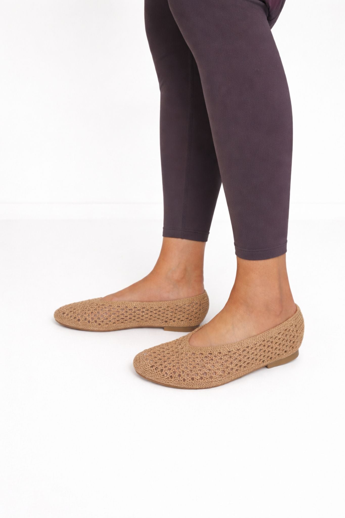 Faith Woven Pumps In Beige