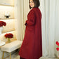 Love Laura Coat In Wine