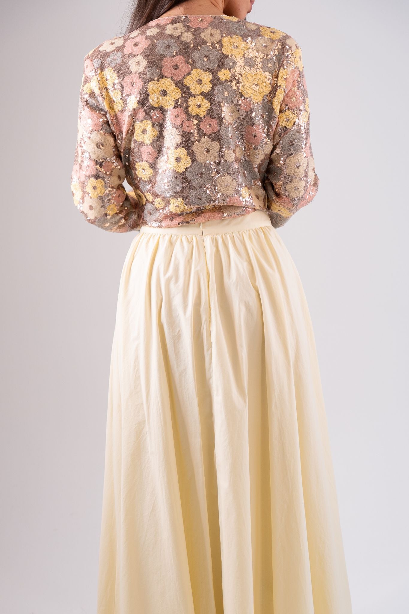 Erica Maxi Skirt In Lemon