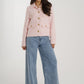 Arabella Tweed Blazer In Pink