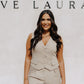 Love Laura Forever Waistcoat In Neutral