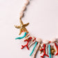 Olive Statement Coral Necklace In Multi