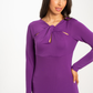 Celine A-Line Dress In Purple