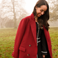 Love Laura Coat In Wine