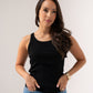 Ally Vest Top In Black