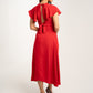 Becca Knot Front Dress In Red
