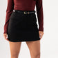 Caitlyn Belted Skort In Black